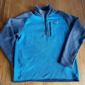 Patagonia Men’s Performance Better Sweater 1/4 zip size M